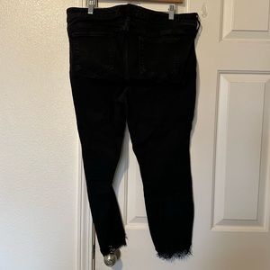 Torrid | Black Jeans with Frayed Ankle